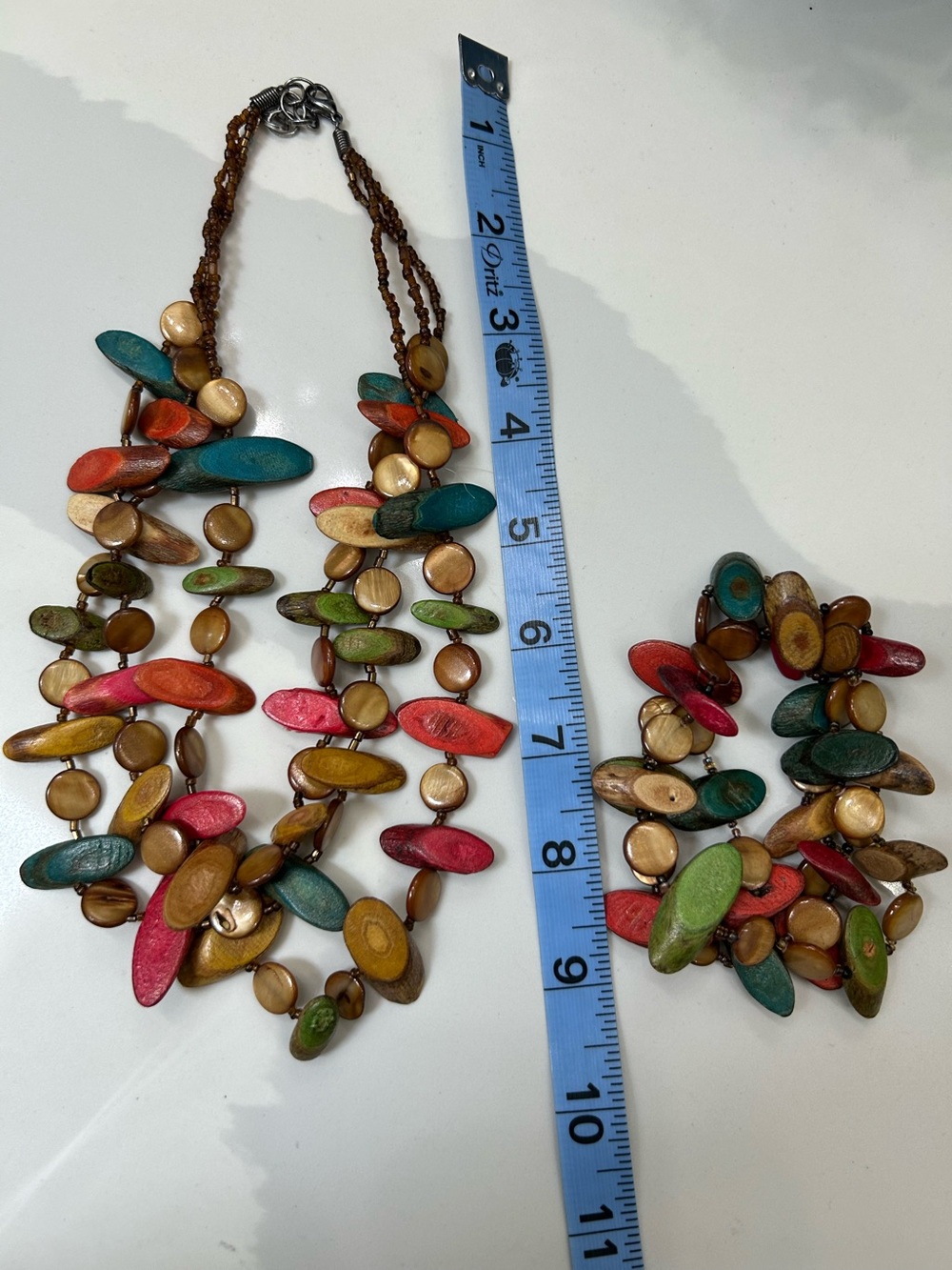 Beautiful necklace and bracelet set